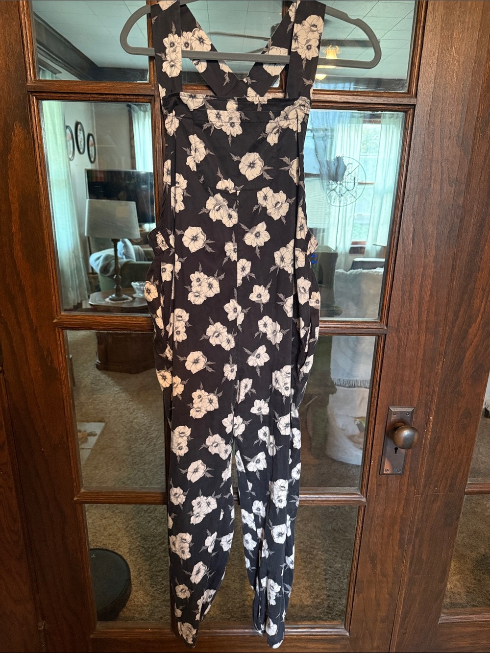 Smash + Tess Black Floral Jumpsuit